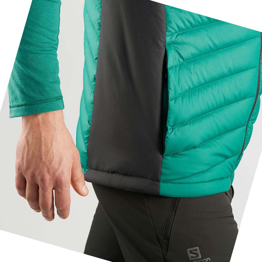 Salomon ESSENTIAL XWARM DOWN INSULATED Erkek Ceket Yeşil | TR 3316DFM